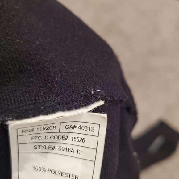 Adidas Zip up Windbreaker Black Jacket sz XXL - Picture 6 of 6